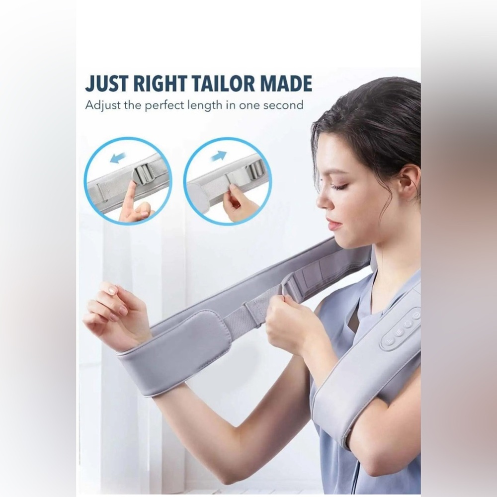 Naipo Ocuddle With Adjustable Heat And Straps Shoulder, Neck, Back Massager